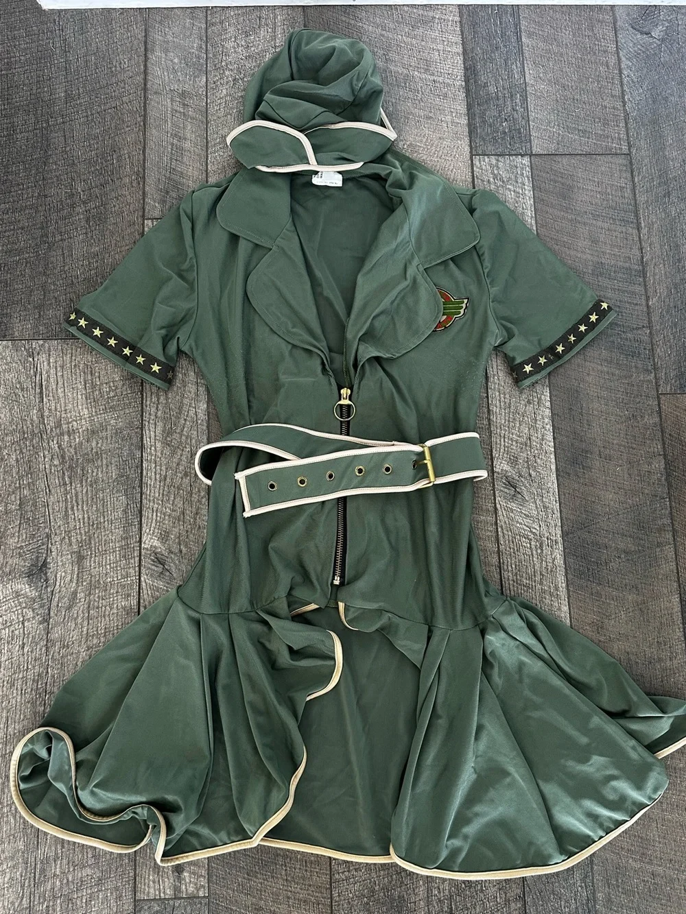 GI. Jive Revolution Dance Costume. Army Brat Girls Costume. Size M/L.